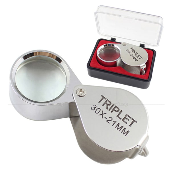 Magnifying Glass 30x 21mm Jewelers Eye Loupe Magnifier with