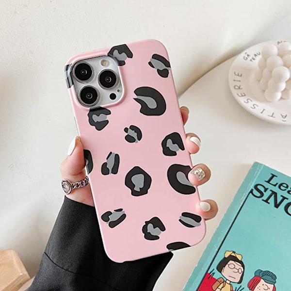 Kompatibel med iPhone 12pro Skal Söt, Leopard Skyddande