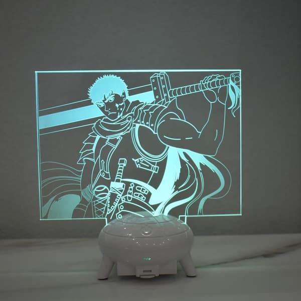 Anime Berserk 3D Lampe Nattlys 3D Guts Illusjonslampe for