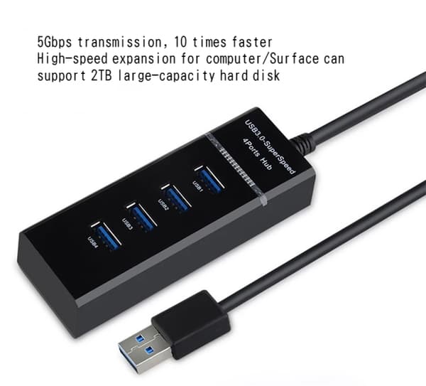 USB3.0HUB 4-port 3.0 splitter 3.0 hub hub extender speed usb computer splitter