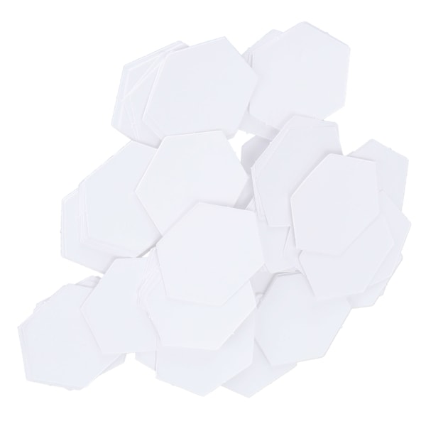 100 st PatchWork-mall Hex-pappersmodellbräda Quilting Syhantverk DIY Sömnadsverktyg (22 mm Hex)