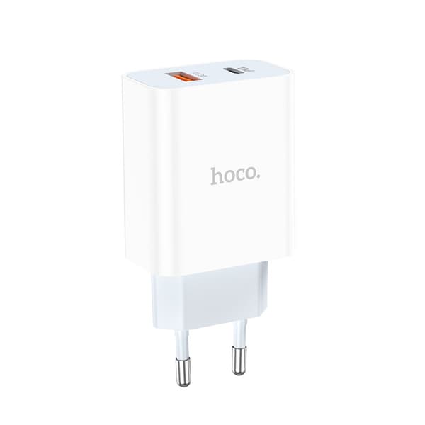 hoco. C97A Europæisk standard PD20W+QC3.0 oplader til iPhone1