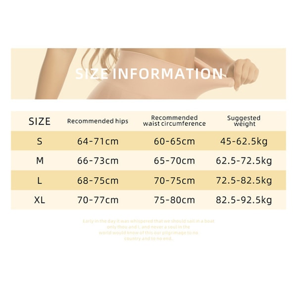 Shaper Briefs Bodysuit Butt Lifter Lår Slankere, Størrelse S A181