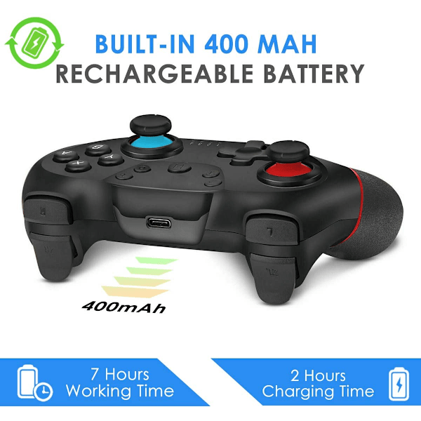 Kompatibel med Switch Pro Gamepad Switch-konsol 6 akser Han