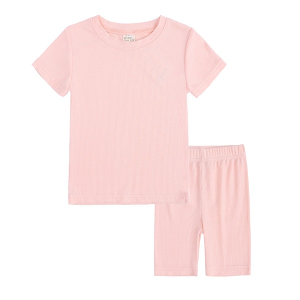 Barn Flickor Pojkar Korta Mjuka Coola Sommarpyjamas, L(XTZ8387F)