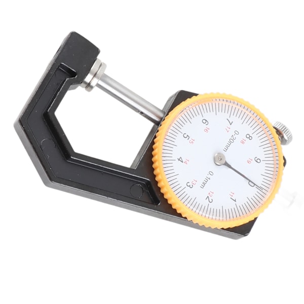 Paksuusmittari Testeri Dial Flat Head Kasvisparkittu Nahka DIY Mittaustyökalu 0-20mm