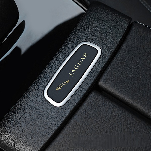 Auton metalliset autotarrat luovat auton logon koristeelliset tarrat - Jaguar [10 kappaletta kultaisia metalli-tarroja]