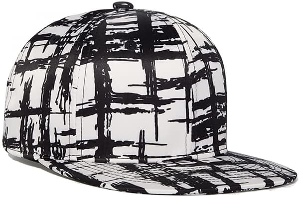 Klassisk Snapback-caps Hip Hop Flat Bill Visor Cap - Unisex Ad G