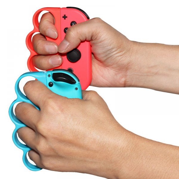 Bärbar vänster/höger boxningsfitness spel fingerlås handgrepp för Nintendo Switch Fitness Boxing Games-2-pack
