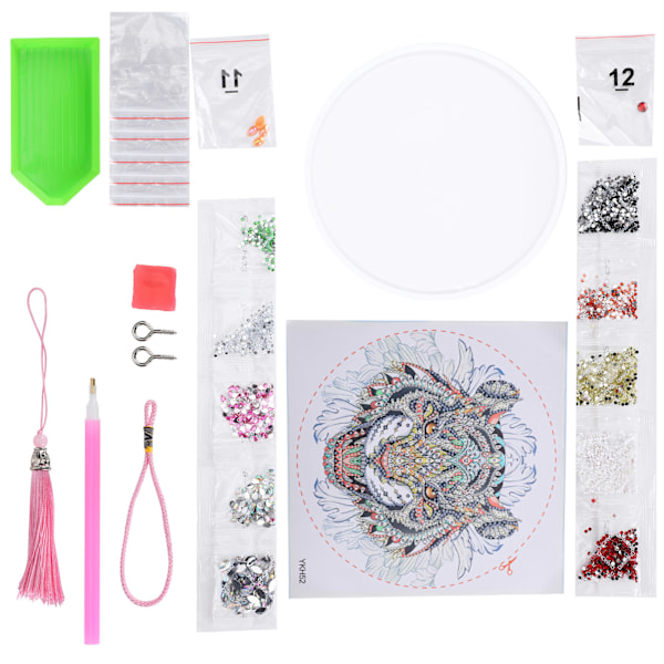 Diamantmaleri Kit 5D DIY til Børn Voksne Gaver Kunst Tilbehør DyrebilledeYKH52
