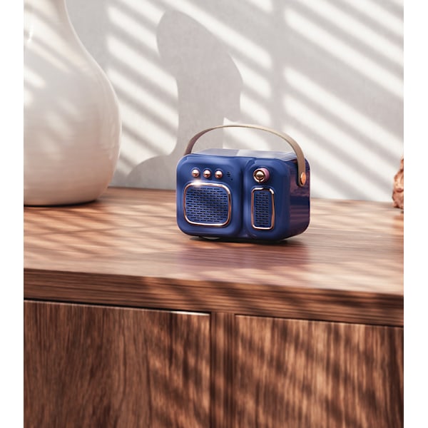 Bluetooth-högtalare, kraftfullt Hi-Fi-stereoljud och djup bas, bärbar