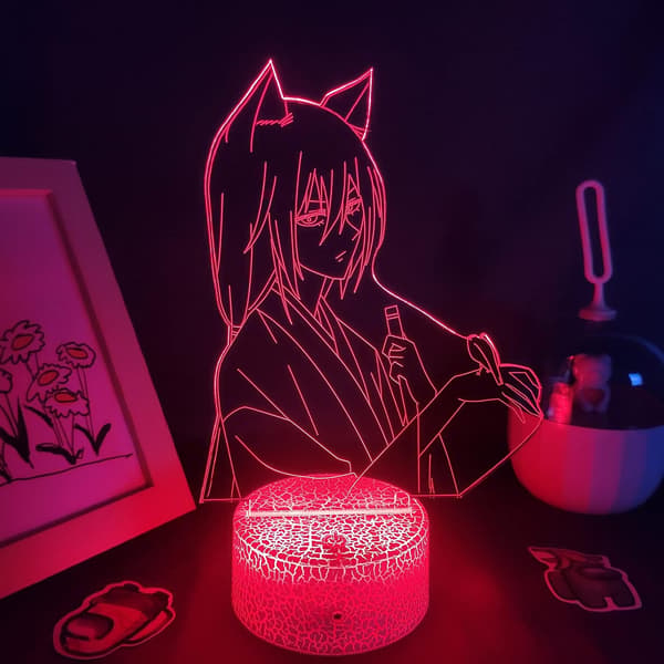 Nyeste Anime 3D Led Lys Kamisama Kiss Tomoe Figur til Seng