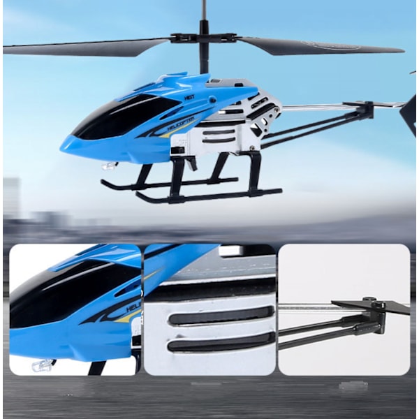 Fjärrkontrollhelikopter,  En knapp start/landning, 3,5 Ch