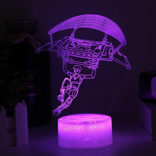 Battleroyale Natlampe 3D Vision Effekt LED Natbordslampe