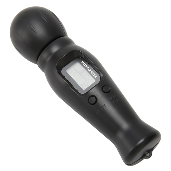 Digital Pärlräknare LED Bakgrundsbelyst Återställ Kompass Design Tid Visning Låg Brus Digital Tasbih för Meditation Avslappning Svart