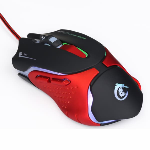 Kablet gamingmus, A903 farvebaggrundsbelysning, 3200DPI fire hastigheder