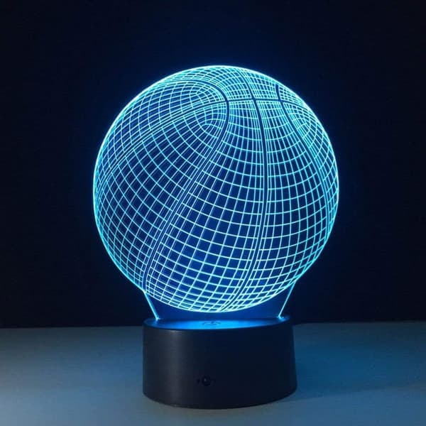Dekorlampe Illusjon LED Nattlys 3D Nattlys Tredimensjonal