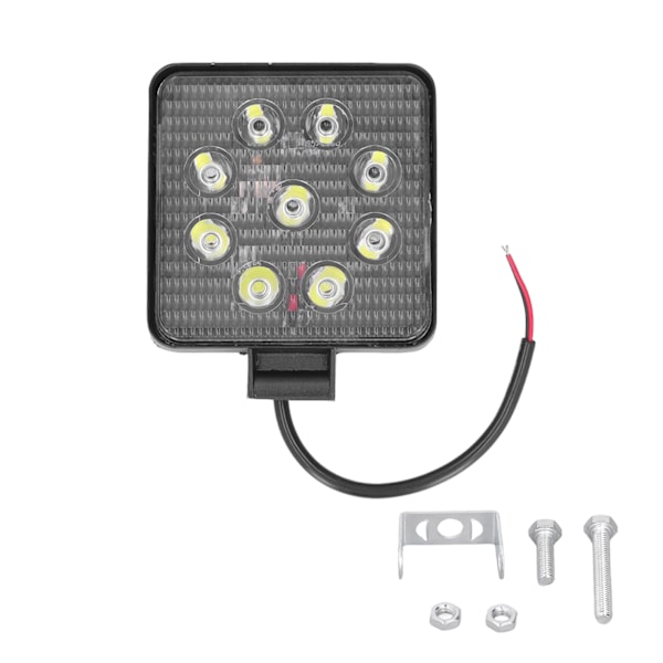 27W 9LED Arbeidslys 2700LM Flomlys LED Off Road Lys Universal Bil Modifisert Spotlight
