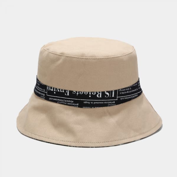 Unisex Print Dobbeltsidet Vendbar Spandhat Khaki