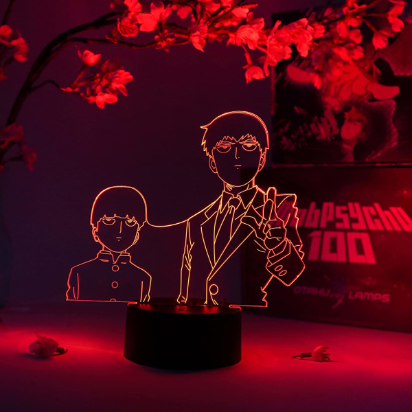 Mob & Reigen Otaku Lamp – Mob Psycho 100 – Anime Lamp Figur