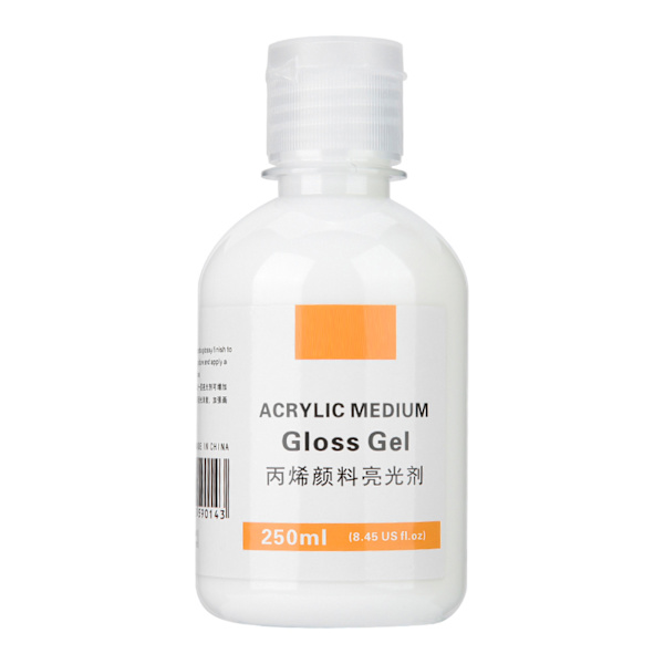 Kunstnertegning Pigment Polsk Akryl Medium Glans Gel Kunst Tilbehør (250ml)