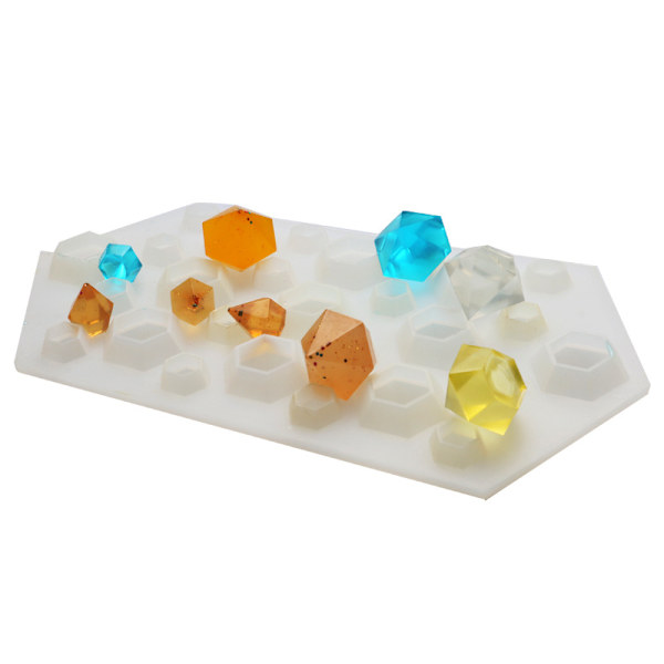 1 stk. Multi Grid Isbakke Silikone Diamant Isterningform Kitc