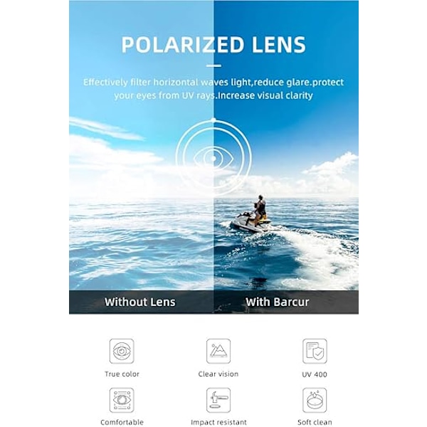 Polariserade solglasögon för kvinnor, lyxig stil, överdimensionerad ram, stor gradientlins