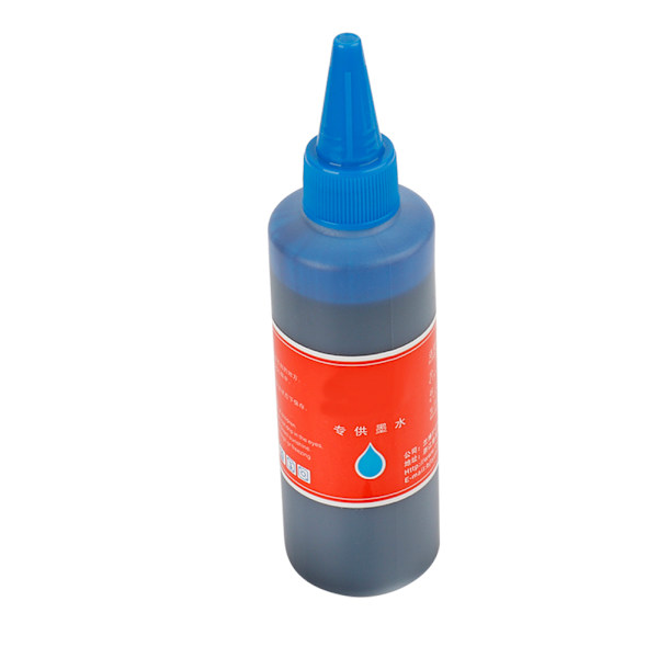 100 ml:n patruunatäyttömustepullo HP-mustetulostimeen (sininen)