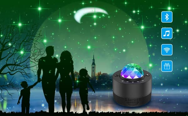 Stjerneprojektorlys, LED-natlys, Galaxy