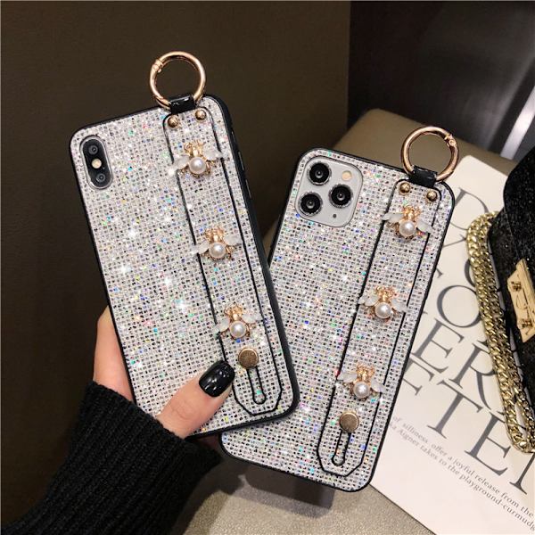 Kompatibel med iPhone 13 Pro Max Bling Stand Holder Case L