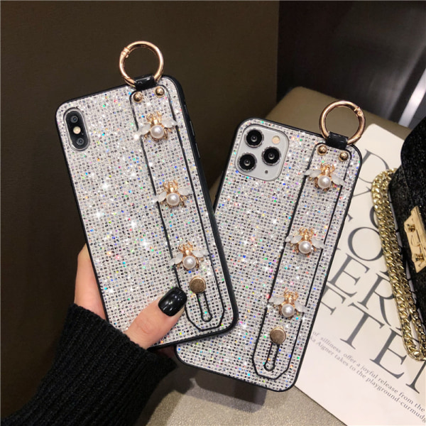 Kompatibel med iPhone 13 Pro Max Bling Stativfodral L