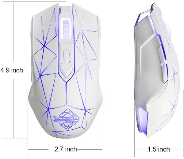 Aj52 Watcher Rgb Gaming Mus, Programmerbar 7 Knapper, Ergon