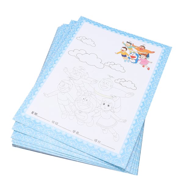 10 st Scratch Paper Unik Hand Making DIY Målningspapper Scratch Ritbok