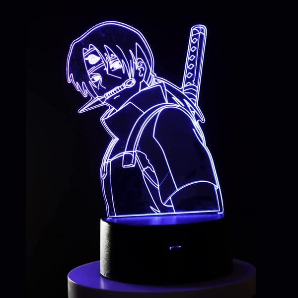 3D Illusjon Nattlys Anime Bordlampe 16 Fargeendring Dek