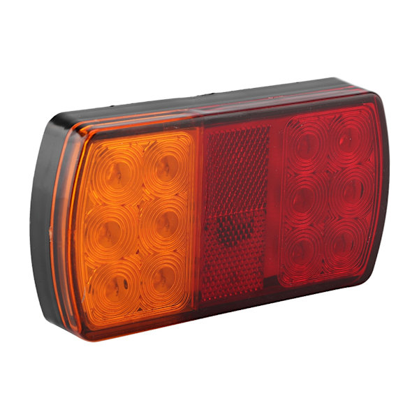 12V 2W LED Baklykta Trailer Lastbil Elbil Baklykta Blinkers Stopp Bromsljus