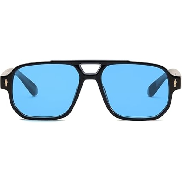 Retro Neliö Aviator Aurinkolasit Naiset Miehet, 70-luvun Pienet Vintage Suorakulmaiset UV400 Aurinkolasit B9120