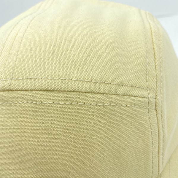 Platt topp keps herr och dam justerbar basebollkeps Beige