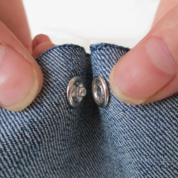 50 stk hule knapper miljøvennlige giftfrie baby knapper klestilbehør (9,5 mm)