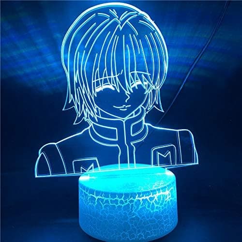 Hunter X Hunter 3D Illusion Natlyslampe med Smart Touch, Ideel Gave til Hjemindretning Børn