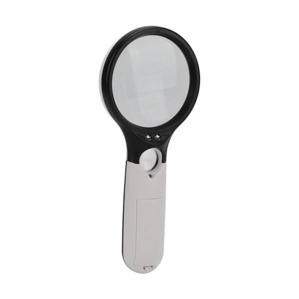 Ljusförstoringsglas LED-ljus Akryl Dubbel optisk lins Hög transparens Bärbar förstoringsglas med ljus