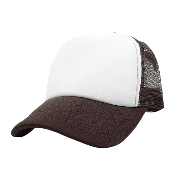 Tvåfärgad Trucker Hat Sommar Mesh Cap med Justerbar Snapbac P