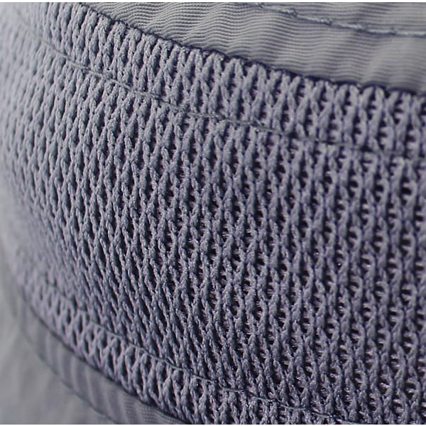 Hatt för män med solskydd UPF 50+ bred brätte hinkhatt vindtät fiske Dark Gray