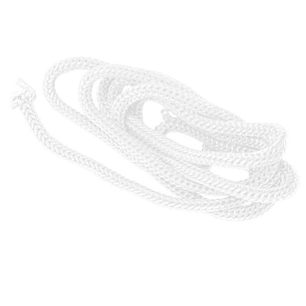 Polypropylenrep snöre flätat PP-sladd dragsko DIY handgjord kläddekoration (vit, 900D)