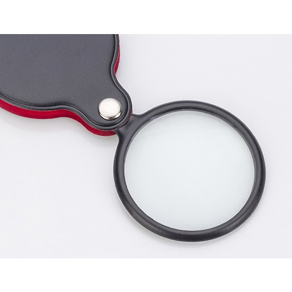Mini 10X Fällbar Fickförstoringsglas Förstoringsglas Öga Gla