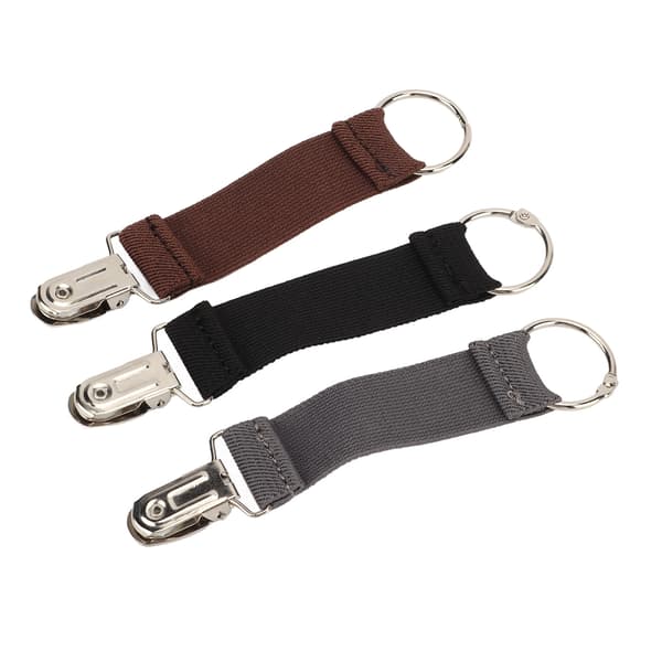 3 stk. Elastisk Hat Clip til Kvinder i Rustfrit Stål til Udendørsrejser, Hat Clip til Håndtaske, Rygsæk, Bagage, Sæt 1