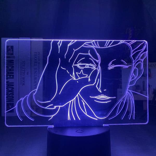 Hunter X Hunter 3D Illusion Natlampe Smart Touch, Ideel Gave til Hjemindretning Børn