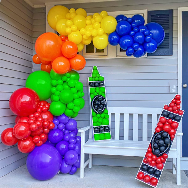 129 stk. grønne balloner i forskellige størrelser 18 12 10 5 tommer grøn latex ballonbue til maskefest dekorationer fødselsdag baby shower bryllup Green