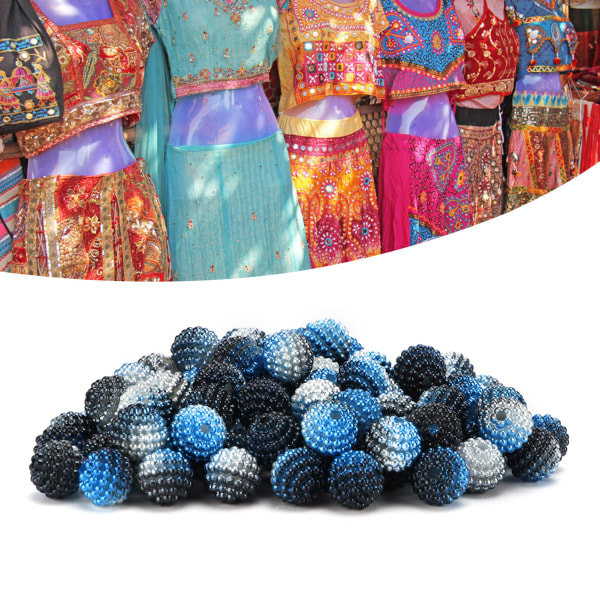 200 st Pearl Beads Färg Pearlized Gradient Bayberry Formade Bubble Beads med hål för DIY smycken Gör dekoration type 5