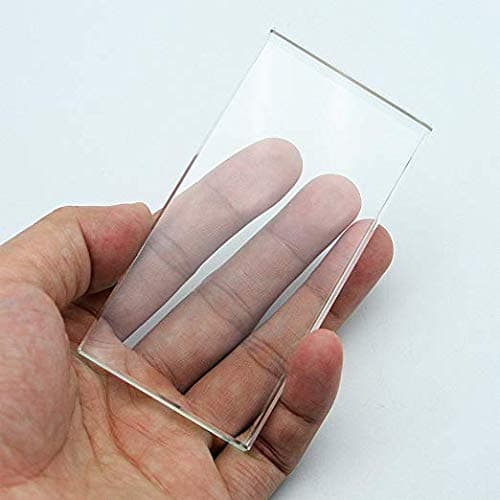 4x2 tommer glasfarvepaletstativ, professionel blandingsplade til neglekunst og vippeextensions