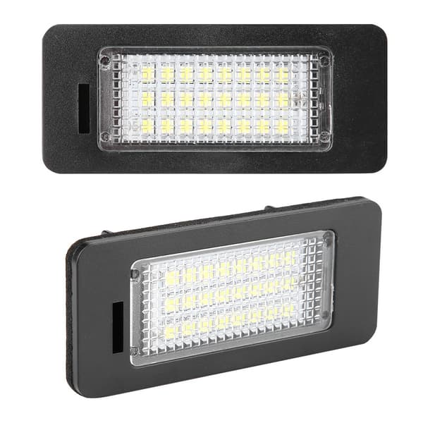2 stk 1,5W 12V LED 6000K Nummerplate LED Lys Lampe for A4(B8)Allroad A1 2011~2010~A7